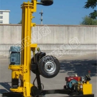 恒旺 自行走式农用打井机 打岩石型水井钻机生产厂家