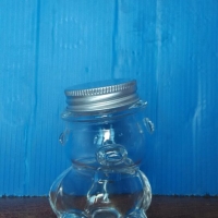 小熊玻璃瓶异形玻璃瓶