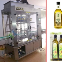 橄榄油自动灌装机/全自动亚麻油灌装机/十二头葵花籽油灌装机