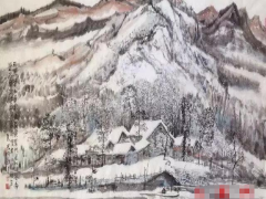 全球艺术网：书画名家张成作品展图1