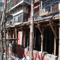 北京房山区别墅加建 浇筑阁楼夹层 浇筑楼梯
