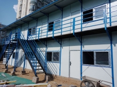 低价山东枣庄活动房薛城彩钢房岩棉防火图3