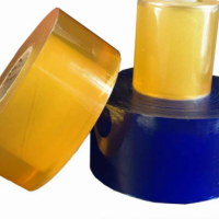 PVC光学吸附强静电膜厂家,手表黄底透明静电膜批发