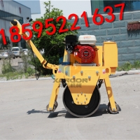 无缝钢轮单轮压路机生产厂家_行走方便压路机