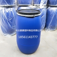200升大口塑料桶200公斤铁箍桶生产厂家