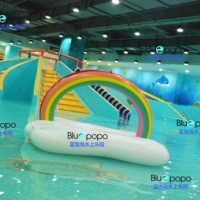 蓝泡泡阐述室内儿童恒温水上乐园现代化主题包装设计