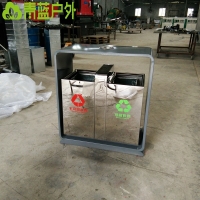 市政环卫垃圾桶质优价廉 青蓝定制宴会厅果皮箱