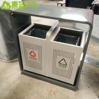 银行垃圾桶质量保障 青蓝定制产业园果皮箱