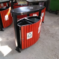 商场垃圾桶批发 青蓝火锅店收纳桶经济实惠