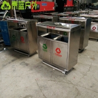 健身房垃圾桶经济实惠 青蓝电玩城果皮箱系列