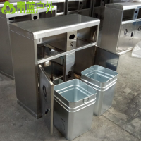 超市垃圾桶全国供货 青蓝社区果皮箱量大从优