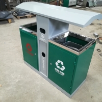 滑雪场垃圾桶量大从优 青蓝麻将馆果皮箱耐用