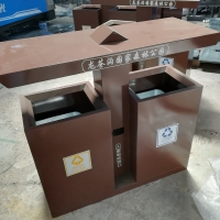 美食馆垃圾桶环保透气 青蓝定制门卫垃圾桶