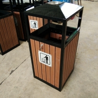 超市垃圾桶量大从优 青蓝直销物业果皮箱