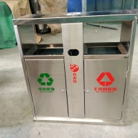 美食街垃圾桶品质保障 青蓝热销宴会厅果皮箱