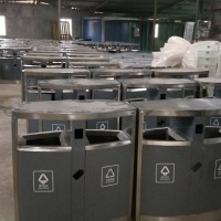 超市垃圾桶系列 青蓝定制美术院果皮箱价格实惠