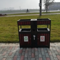 发电站果皮箱系列 青蓝厂家直销台球室果皮箱