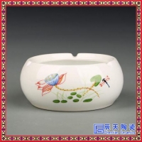 陶瓷香菸烟缸恶搞个性创意家居办公室描金骨瓷雪茄烟灰缸