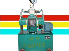 压力测试设备4DSY管道高压电动试压泵图1