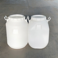 食品级50升塑料桶白色50L开口塑料桶