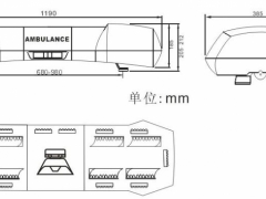 苏州市长排警示灯 led车顶灯价格图3