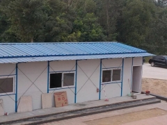 厂家直供工地临建低价双层岩棉防火活动房图2