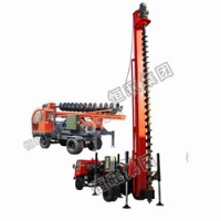 HG-300L履带式光伏打桩机 螺旋打桩机 小型螺旋钻机