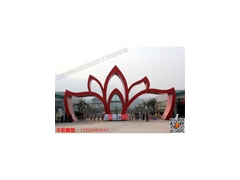 华阳雕塑 重庆艺术大门 重庆校园大门 工业园区大门图1