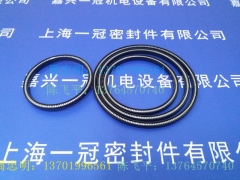 黑色改性四氟斜丝弹簧泛塞封 PPL增强四氟耐高温轴用密封圈图3