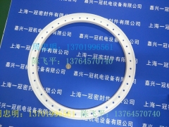 流体设备PTFE蝶阀阀座密封件四氟打孔铁氟龙U型密封垫圈订制图2