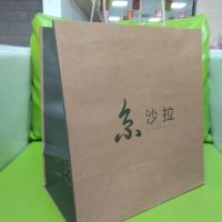 环保纸质外卖袋，纸质打包环保袋，纸质送餐环保袋印刷批发