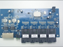 千兆4光2电全千兆光纤收发器，汇聚型4光2电图3