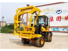 厂家常年销售 公路护栏液压打桩机 钢护栏打桩机图3