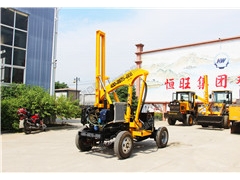 波形护栏打桩机 公路护栏打桩机厂家直销图3