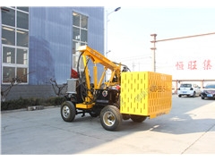 护栏打桩机型号 钢护栏打桩机  护栏打桩机一体机图2