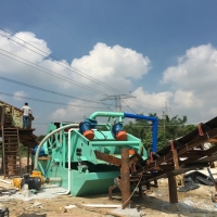 湖南湘潭洗砂机为建设提供精细石料
