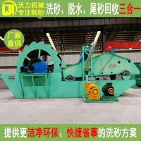 湖南湘潭洗砂机提高混凝土骨料品质 沃力重工
