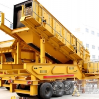 一天2000吨的轮式移动制砂机多少钱ZQ73