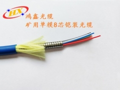 多模铠装光缆，单模铠装光缆，东莞鸿鑫柔性铠装光缆专注生产图1