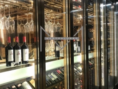 轻奢酒柜定制 家装恒温红酒柜 现代新中式酒柜别墅会所酒柜定制图1