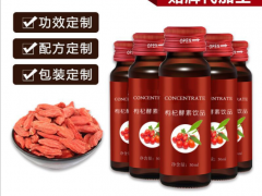 50ML玻璃瓶酵素蓝莓加工/蓝莓枸杞饮品代加工服务企业图1