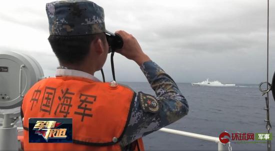 中国海军多艘军舰现身南海 进行防空反潜对抗演练