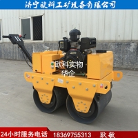 双钢轮道路压实机 柴油小振动碾子小型700压路机