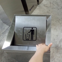 厂家供应普宁市定制垃圾桶 果皮箱 分类垃圾箱 户外垃圾桶