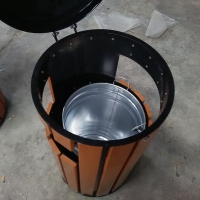 怀化市铁板垃圾桶 环保垃圾桶 定制垃圾桶 果皮箱厂家直营