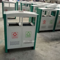 栖霞市钢制垃圾桶 户外垃圾桶 社区垃圾桶 垃圾桶厂家直营