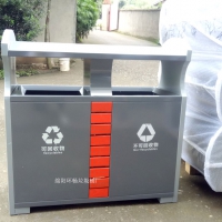 招远市铁板垃圾桶 环保垃圾桶 定制垃圾桶 果皮箱厂家直营