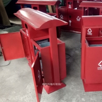 即墨市钢制垃圾桶 户外垃圾桶 社区垃圾桶 垃圾桶厂家直营
