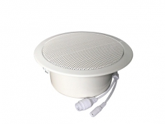 IP吸顶音箱 宾馆酒店网络天花喇叭广播图2