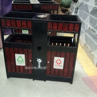 直营萍乡市 户外金属分类垃圾桶 小区带锁果皮箱 垃圾箱